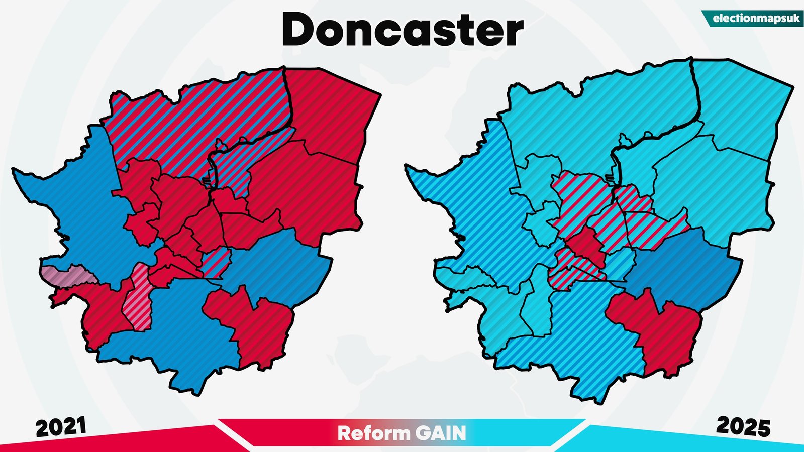 2025 UK Local Election Results: Map and Changes 22 Doncaster election results