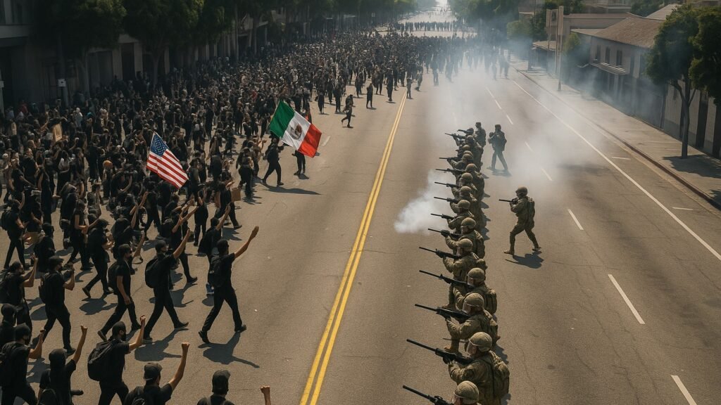 USA at Gunpoint: ICE Protests in LA Turned into a Federal Assault on Civilians 3 Federal Assault on Civilians