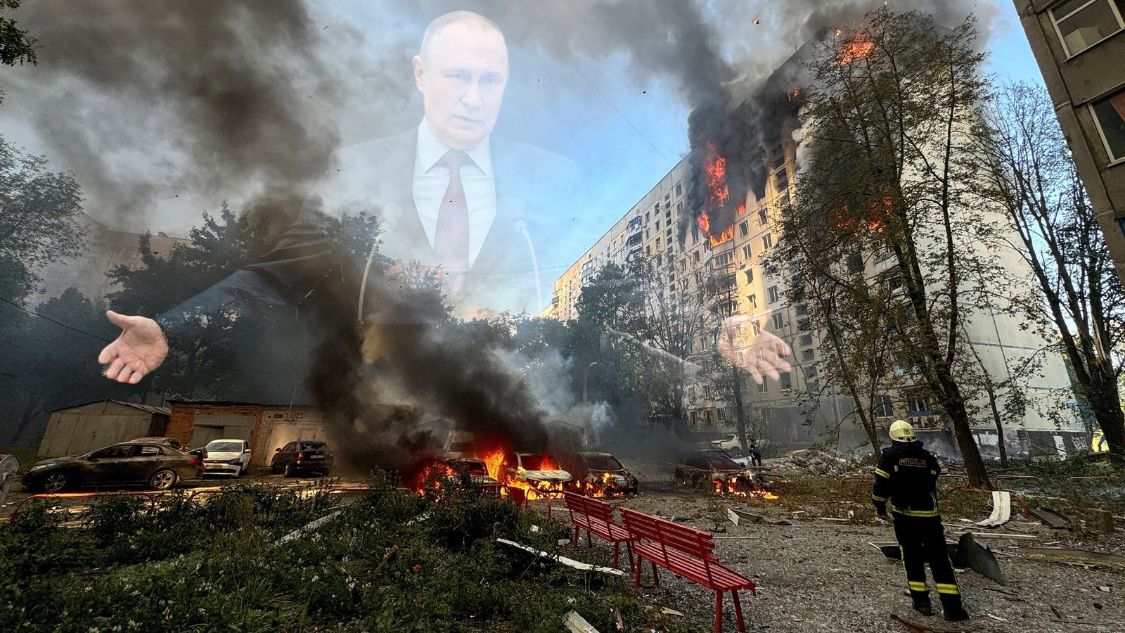 Putin kills civilians
