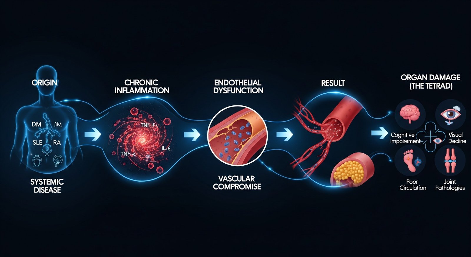 The Core Pathophysiology Chain Reaction